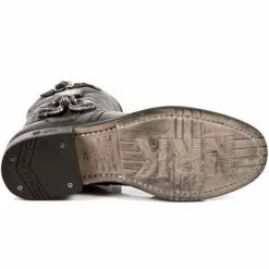 Bottes Cuir Marron New Rock M.GY07-S1 -Vêtements Gothiques new rock m gy07 s1 6 zoom