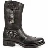 Bottes Cuir Marron New Rock M.GY07-S1 -Vêtements Gothiques new rock m gy07 s1 zoom