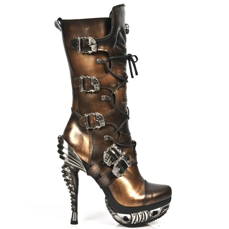 Bottes Steampunk New Rock M.MAG006-C4 4 Bottes Steampunk New Rock M.MAG006-C4 – Image 2
