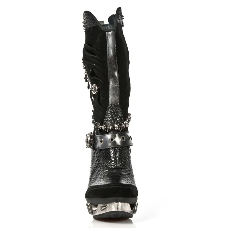 Bottes Noires New Rock M.MAG034-S1 5 Bottes Noires New Rock M.MAG034-S1 – Image 3