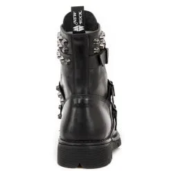 Bottines Style Gothique New Rock M.MILI153-C1 -Vêtements Gothiques new rock m mili153 c1 4 zoom