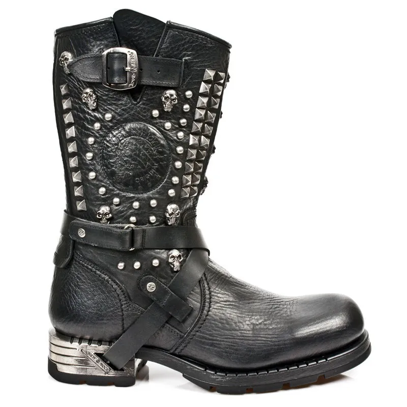 Bottes Cuir New Rock M.MR020-C1 3 Bottes Cuir New Rock M.MR020-C1