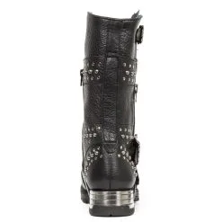Bottes Cuir New Rock M.MR022-S1 -Vêtements Gothiques new rock m mr022 s1 5 zoom