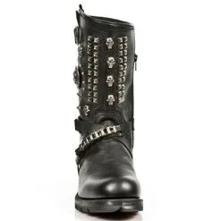Bottes Cuir New Rock M.MR025-C1 -Vêtements Gothiques new rock m mr025 c1 3 zoom