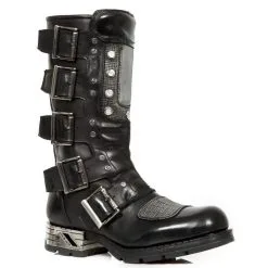 Bottes Cuir New Rock M.MR032-R1 -Vêtements Gothiques new rock m mr032 r1 2 zoom
