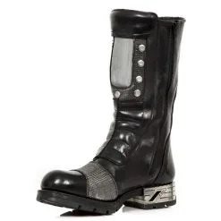 Bottes Cuir New Rock M.MR032-R1 -Vêtements Gothiques new rock m mr032 r1 4 zoom