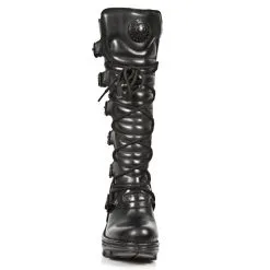 Bottes Cuir New Rock M.NEOTR014-C1 -Vêtements Gothiques new rock m neotr014 c1 3 zoom