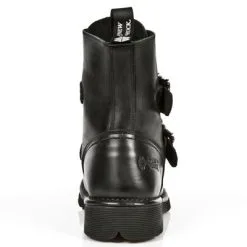 Rangers Cuir New Rock M.NEWMILI090-C1 -Vêtements Gothiques new rock m newmili090 c1 5 zoom