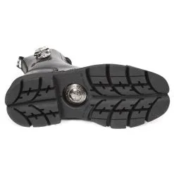 Rangers Cuir New Rock M.NEWMILI119-C1 -Vêtements Gothiques new rock m newmili119 c1 6 zoom