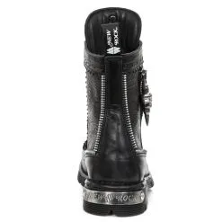 Bottines En Cuir New Rock M.NEWMILI120-C2 -Vêtements Gothiques new rock m newmili120 c2 4 zoom