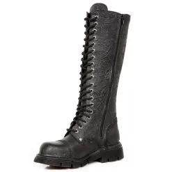 Bottes Cuir New Rock M.NEWMILI19-C2 -Vêtements Gothiques new rock m newmili19 c2 3 zoom