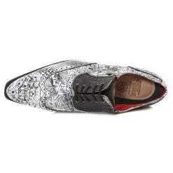 Mocassins Cuir New Rock M.NW136-C35 -Vêtements Gothiques new rock m nw136 c35 6 zoom