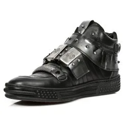 Baskets Cuir New Rock M.PS027-C1 -Vêtements Gothiques new rock m ps027 c1 4 zoom