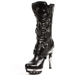 Bottes Cuir New Rock M.PUNK001-C1 -Vêtements Gothiques new rock m punk001 c1 4 zoom