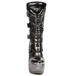 Bottes Cuir New Rock M.PZ003-S4 -Vêtements Gothiques new rock m pz003 s4 3 zoom