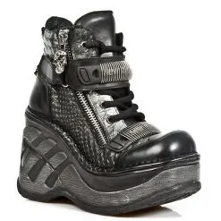 Bottines Cuir New Rock M.SP0002-C1 -Vêtements Gothiques new rock m sp0002 c1 2 zoom