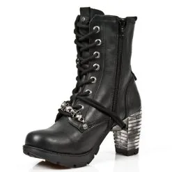 Bottines Cuir New Rock M.TR025-C1 -Vêtements Gothiques new rock m tr025 c1 4 zoom