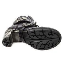 Bottines Cuir New Rock M.TR068-C6 -Vêtements Gothiques new rock m tr068 c6 5 zoom