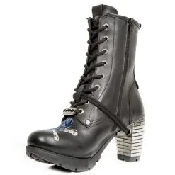 Bottines Cuir New Rock M.TR079-C3 -Vêtements Gothiques new rock m tr079 c3 4 zoom