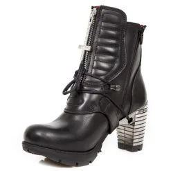 Bottines Cuir New Rock M.TR106-C1 -Vêtements Gothiques new rock m tr106 c1 3 zoom