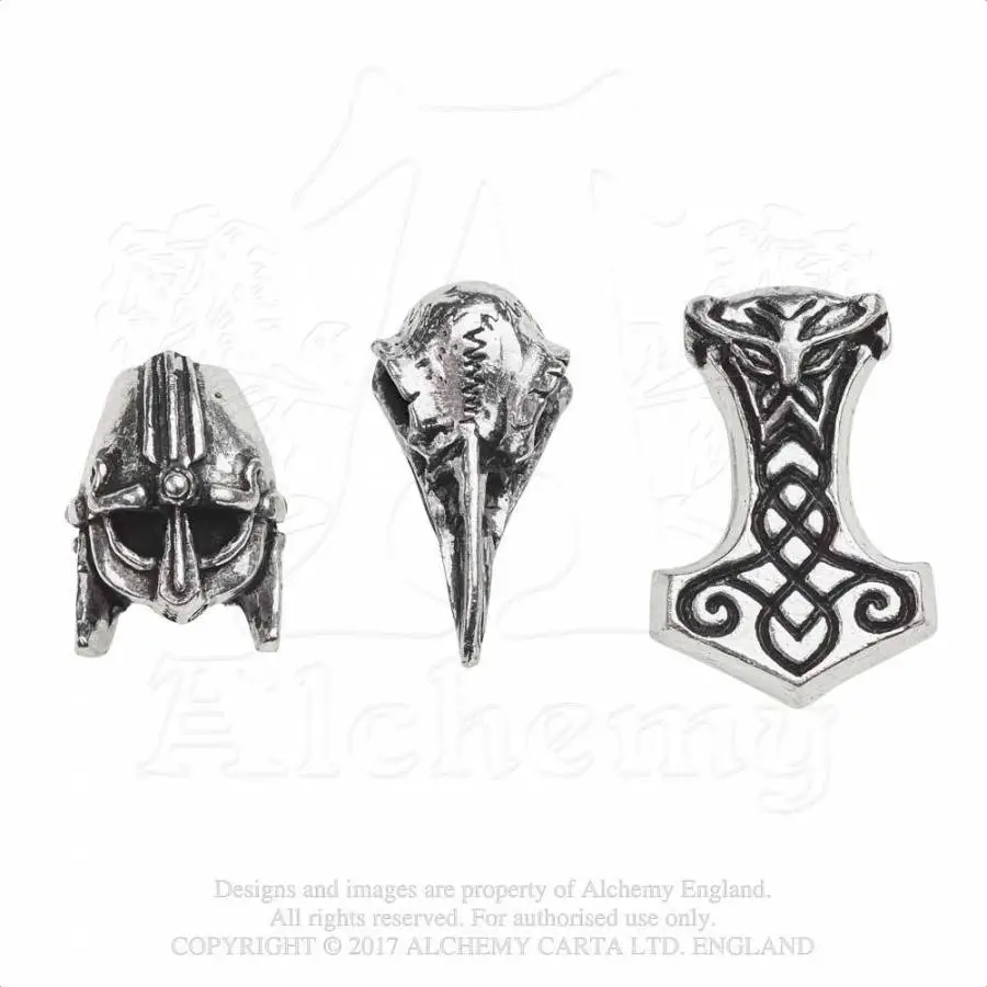 Set Pour Cheveux Ou Barbe ALCHEMY GOTHIC 4 Set Pour Cheveux Ou Barbe ALCHEMY GOTHIC – Image 2