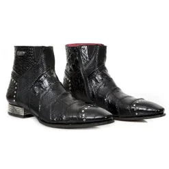Chaussures Cuir New Rock M.NW122-C9