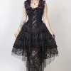 Robe Gothique BURLESKA 'ophelie Pourpre' 2 Robe Gothique BURLESKA 'ophelie Pourpre' -Vêtements Gothiques ophelie dress purple king brocade 2 900