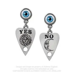 Boucles D'oreilles ALCHEMY GOTHIC 'Planchette Ouija'