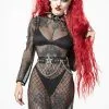 Ceinture Gothique KILLSTAR 'our Inner Circle' -Vêtements Gothiques our inner circle belt b x1600 900