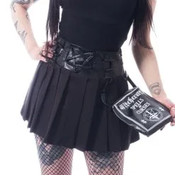 Jupe HEARTLESS 'pentagram Skirt' -Vêtements Gothiques pentagrartless 1 900