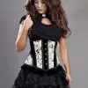 Serre-taille Gothique BURLESKA 'petra Cream' -Vêtements Gothiques petracream