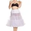 Long Jupon Gothique Blanc HELL BUNNY -Vêtements Gothiques petticoat white23 3