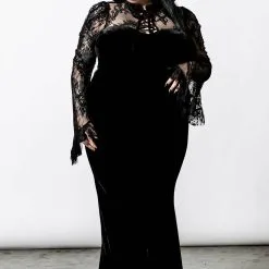 Haut Romantique KILLSTAR 'poison Fang' 13 Haut Romantique KILLSTAR 'poison Fang' -Vêtements Gothiques poison fang long sleeve top plus c x1600 900