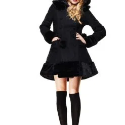 Manteau Gothique Lolita Noir HELL BUNNY