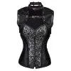 DISCOBOLE Corset Gothique Noir Et Son Boléro 2 DISCOBOLE Corset Gothique Noir Et Son Boléro -Vêtements Gothiques progressive 900