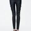 Pantalon Slim DEVIL FASHION Look Cuir