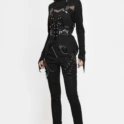 Pantalon DEVIL FASHION 'elja' 11 Pantalon DEVIL FASHION 'elja' -Vêtements Gothiques pt1201 900
