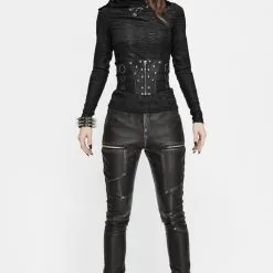 DEVIL FASHION Pantalon Goth Rock Femme -Vêtements Gothiques pt1307 900