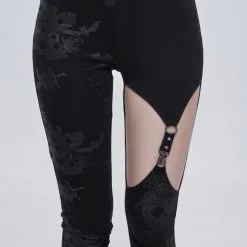 Leggings DEVIL FASHION 'Bat & Spider' -Vêtements Gothiques pt1489 900