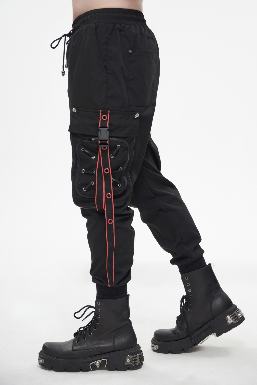 Pantalon Cargo DEVIL FASHION 'cyber Goth' 5 Pantalon Cargo DEVIL FASHION 'cyber Goth' – Image 3
