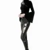 Pantalon DARK IN LOVE 'Ilene Riddle' -Vêtements Gothiques pw096 102 900
