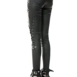 Pantalon DARK IN LOVE 'Ilene Riddle' -Vêtements Gothiques pw096 109 900