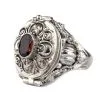 EtNox Bague Poison En Argent 1 EtNox Bague Poison En Argent -Vêtements Gothiques r165g 52 silber giftring mit granat 1 900