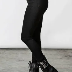 Pantalon Femme KILLSTAR 'ravens Cross' 8 Pantalon Femme KILLSTAR 'ravens Cross' -Vêtements Gothiques raven cross jeans c x1600 900