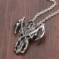DISCOBOLE Pendentif The Reaper -Vêtements Gothiques reaper3 900