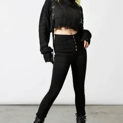 Pantalon Femme KILLSTAR 'ravens Cross' 9 Pantalon Femme KILLSTAR 'ravens Cross' -Vêtements Gothiques rip me apart knit sweater d min x1600 900