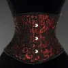 DISCOBOLE Serre-taille Gothique Brocarde Rouge -Vêtements Gothiques ruby waist cincher 1 900
