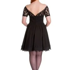 Robe Noire HELL BUNNY 'amara' 7 Robe Noire HELL BUNNY 'amara' -Vêtements Gothiques s l16006 900