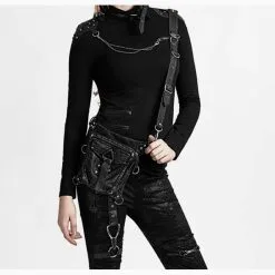 PUNK RAVE Sacoche Unisexe En Cuir Vegan -Vêtements Gothiques s1614 900 900