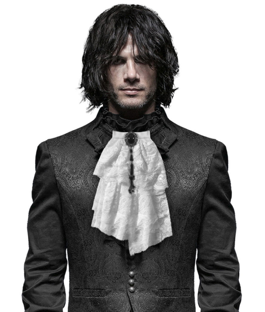 PUNK RAVE Jabot De Chemise En Dentelle 3 PUNK RAVE Jabot De Chemise En Dentelle